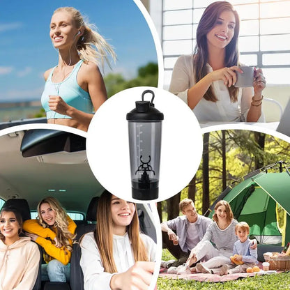 Protein Blender Gym Shaker Bottle Cup 23oz Leak Proof Portable Electric Rechargeable Bottle For Gym Workout Travel Sports