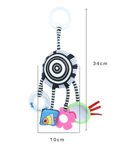 Black White View Back Seat Mirror Baby Car Mirror Safety Seat Headrest Rearview Mirror Baby Facing Rear Ward Car Kids Monitor