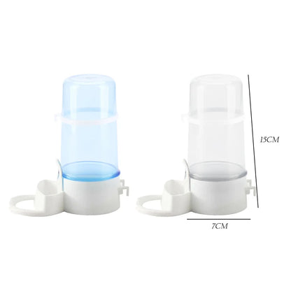 Bird Water Drinker Feeder Container Automatic Pet Feeder Birdcage Hanging Bowl Water Bottle Parrot Drinking Water Food Dispenser