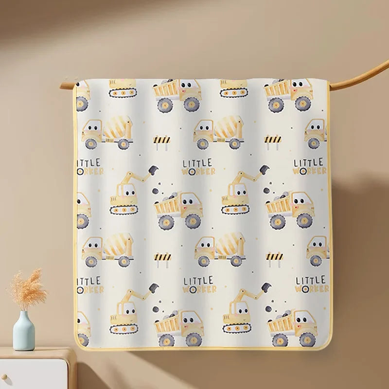 Waterproof Baby Diaper Changing Mat 50*70CM Cute Cartoon Bed Protector Diaper Bedding Urine Pads Care Pad for Adult Baby