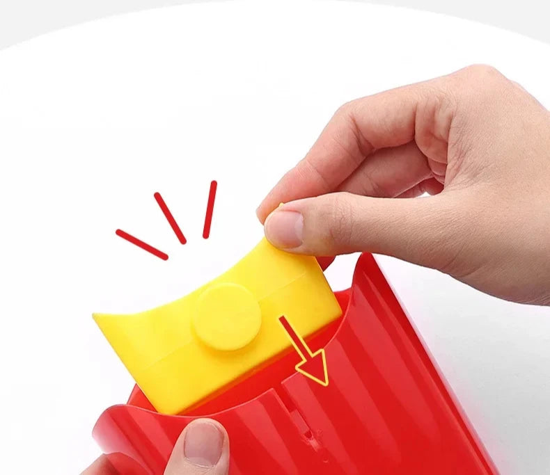 Portable Plastic French Fries Cup Snack Organizer Food Grade PP Salad Cup Square Salad Bowl