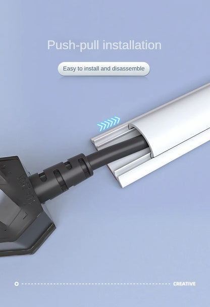 Home Office Data Line Fixed Box Finishing Storage Box Family Wall Cable Sleeve Management Organizer Protector Track Storage Box