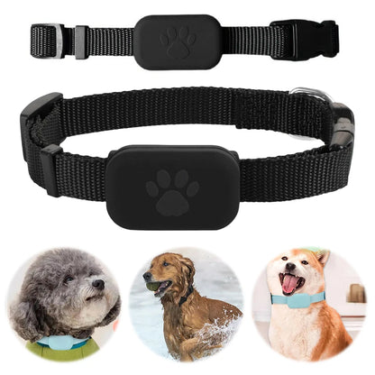 Pet GPS Tracker with Adjustable Collar Smart Pet Locator Cat Tracker for Dogs & Cats