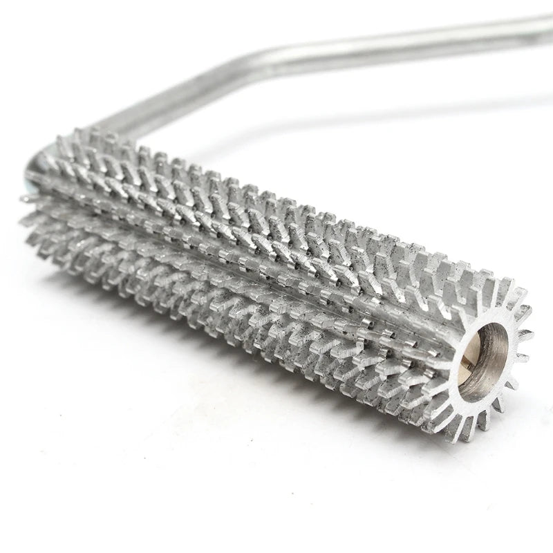 2025 New 75x21mm Laminating Bubble Roller Aluminum Alloy Fiberglass Paddle Roller Bubble Roller Tool Kit Comfortable Handl Tool