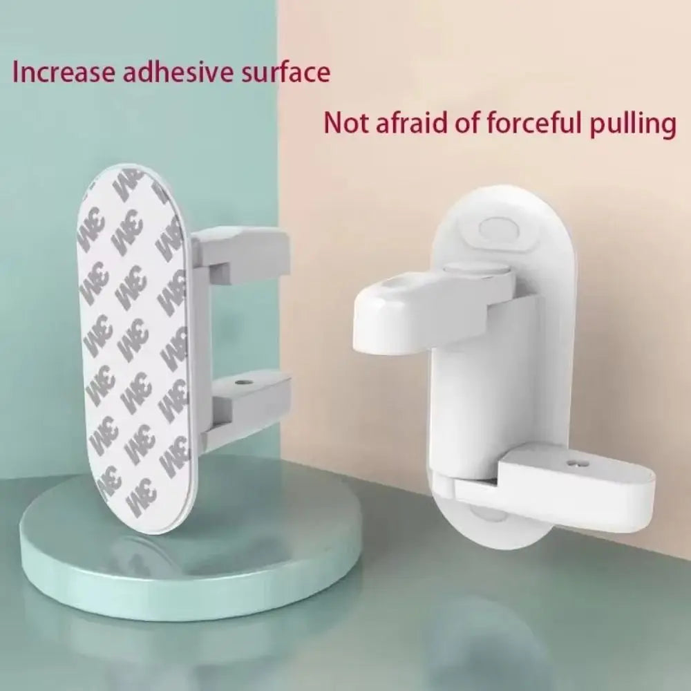 Childproof Anti-theft Door Stopper for Girls Easy-Install White Baby Safety Door Lock Universal Door Lever Lock Home