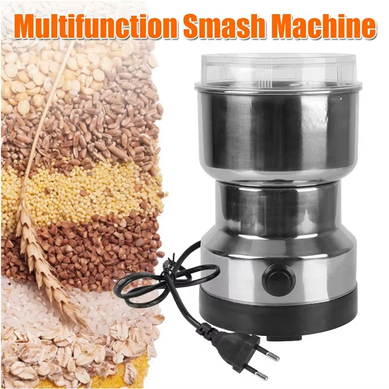 4 Blade Grain Grinder Coffee Kitchen Multifunctional Chopping Home Electric Coffee Grinder Nut Bean Flavor Blender Gifts US EU