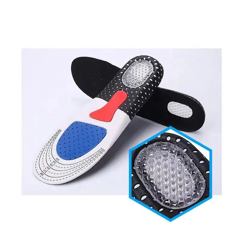 Silicone Sports Insole Arch Support Sports Insole Running Gel Insole Insert Buffer, MEN'S AND WOMEN'S Sports Insole
