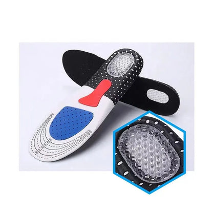 Silicone Sports Insole Arch Support Sports Insole Running Gel Insole Insert Buffer, MEN'S AND WOMEN'S Sports Insole