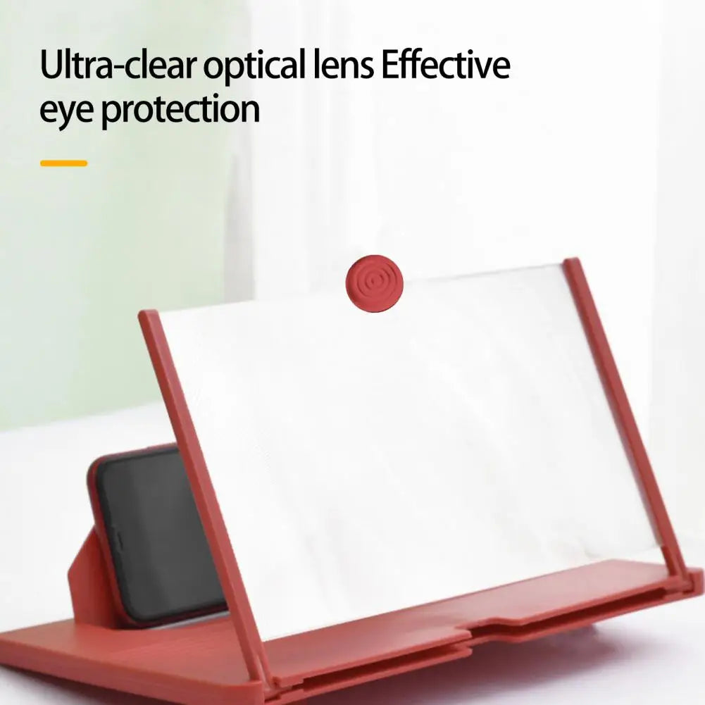 Phone Magnifying Glass  Useful 3D Mobile Phone Screen Magnifier Amplifier Stand  3 Colors Phone Screen Amplifier