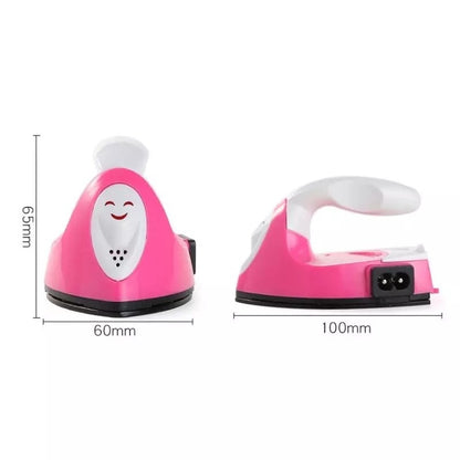 Children's Handmade DIY Electric Iron Creative Mini Iron Name Sticker Special Iron  Small Iron Sewing Tools