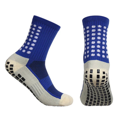 Anti-Slip Football Socks Men Women Sports Socks Breathable Silicone Bottom Soccer Outdoor Sport Running Cycling Grip Socks