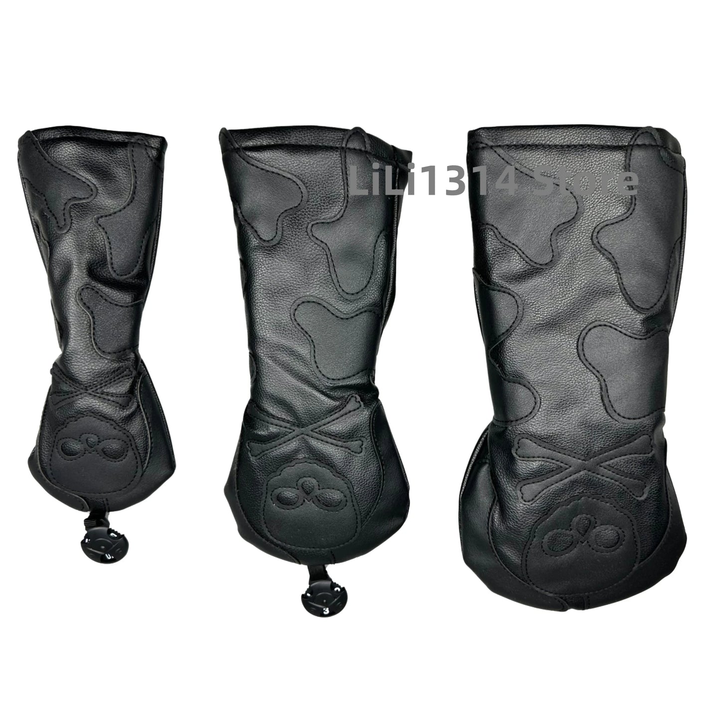 Golf Personality Skull Pattern Head cover Driver Head Covers Fairway Wood Head Covers Hybrid Head Covers Putter Cover