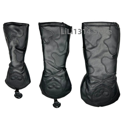 Golf Personality Skull Pattern Head cover Driver Head Covers Fairway Wood Head Covers Hybrid Head Covers Putter Cover