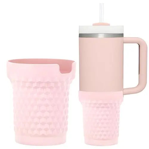 Reusable Silicone Snack Platters for Snack for Stanley Cup 40 Oz Tray Snack Divider Divided Container Food Tray Holder Outdoor