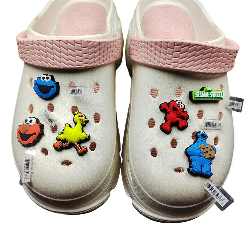 New Cartoon Jibbitz Shoes Accessories For Clogs Removable PVC Street Style Accessories Creative Sneaker Decorations