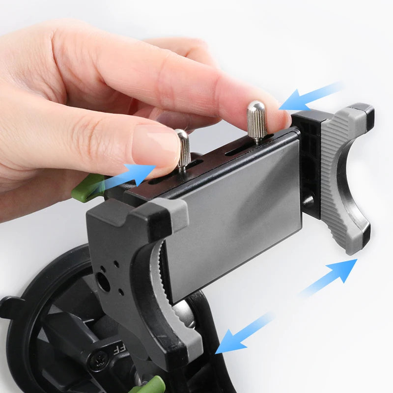 Car Phone Holder Windscreen Mount,Dashboard Phone Holder, Strong Suction Cup Phone Mount ,360°Mobile Phone Holder for Windshield