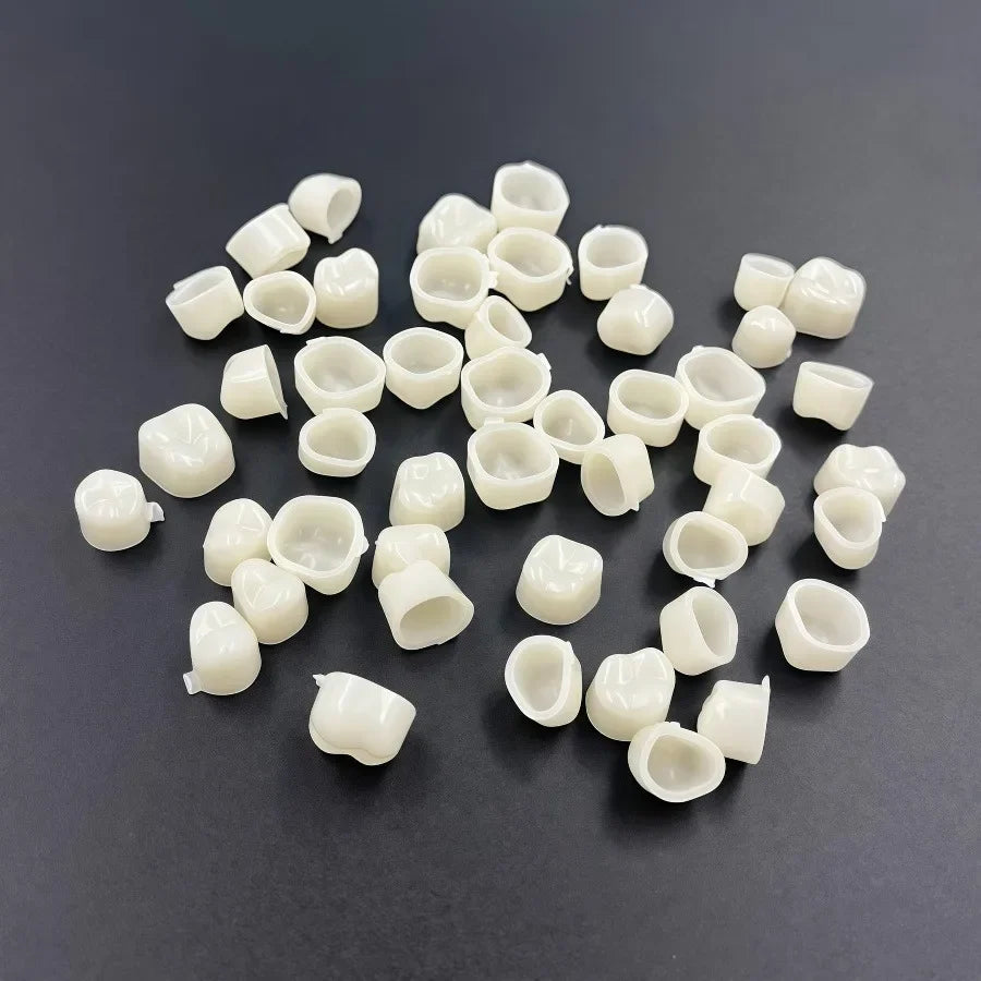 Tools 50 Pcs/Box Teeth Veneers Dentistry Tooth Whitening Dental Temporary Crown Kit Anterior Front Molar Posterior
