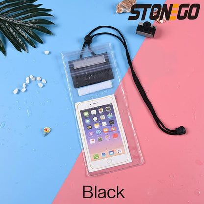 Transparent Mobile Phone Waterproof Bag Universal Mobile Phone Case for Swimming Diving Outdoor Mobile Phone Waterproof Pouch