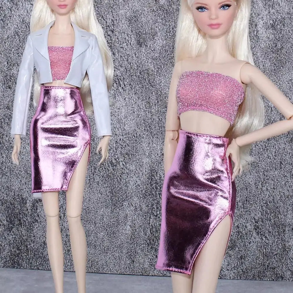 Elegant Doll Party Clothes High Quality Fashion 10 Styles Plush Coat Casual Wears Doll Dresses 11.5