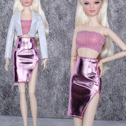 Elegant Doll Party Clothes High Quality Fashion 10 Styles Plush Coat Casual Wears Doll Dresses 11.5