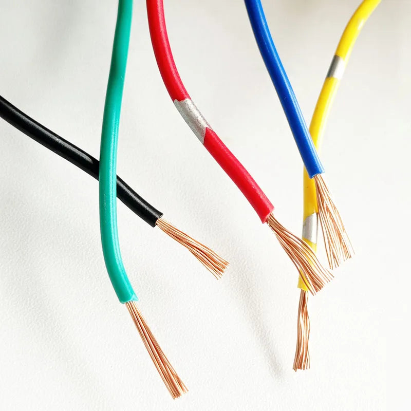 1/5m Car Wire Modification Wire 0.3/0.5/0.85/1.25/2mm² Low Voltage Wire Car Wire Line Pvc High Temperature Resistant Copper Wire