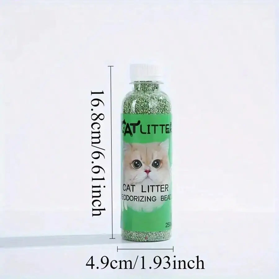 Fresh Scent Cat Litter Deodorizer Beads - Natural Plant-Based Odor Eliminator For Clean & Fragrant Pet Environments