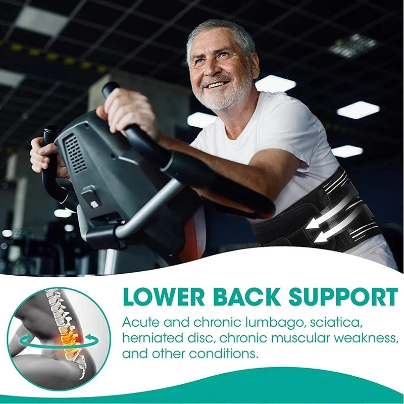 Back Waist Lumbar Support Belt Orthopedic Brace Posture Men Women Corset Spine Decompression for Waist Traine Tighten Abdomen