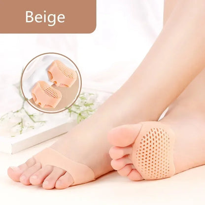 Silicone Forefoot Pads for Women High Heel Pain Relieve Inserts Breathable Foot Care Pads Half Shoe Insole Cushion Accessories