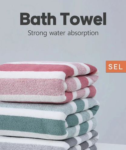 New Home Soft and Comfortable Bath Towels for Men and Women, Absorbent and Comfortable Couple's Large Towels, Wrapping Towels