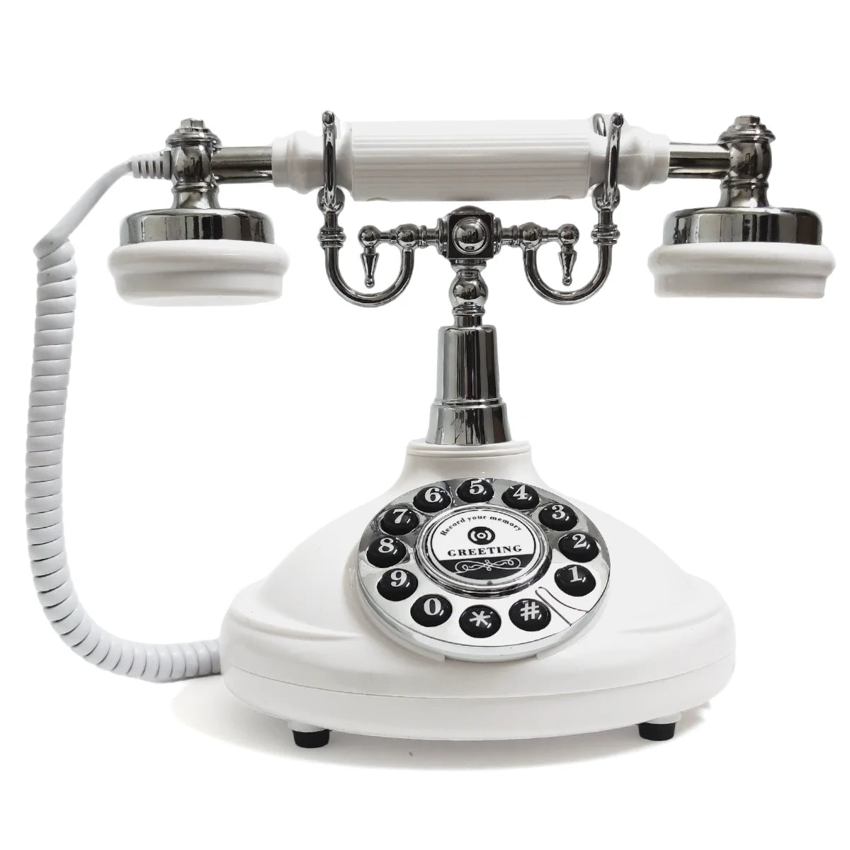 Audio Guest Book Wedding Telephone Classic Retro Craftsmanship Wedding Guestbook For Confessional Wedding Birthday Party Messag