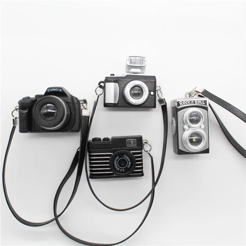 Camera Can Flash 3D Fridge Magnets Resin Creative Refrigerator Magnets Sticker Handicraft Tourist Souvenir Gift Home Decoration