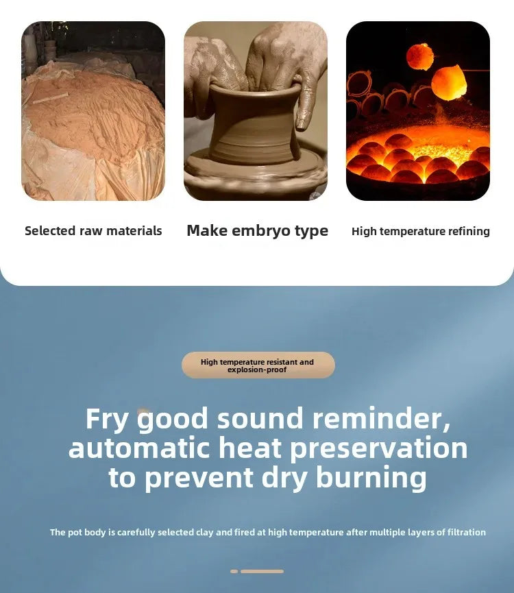 Shanyoujia Ceramic One-Piece Electrochemical Health Pot Automatic Boiling Medicine Pot Insulated Electric Heating Pharmacy Pot