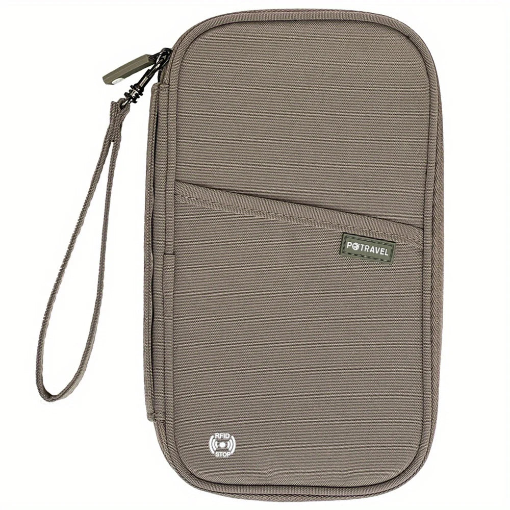 RFID Blocking Passport Wallet Family Passport Holder Multi Functional Document Case Organizer Travel accessories Document Bag