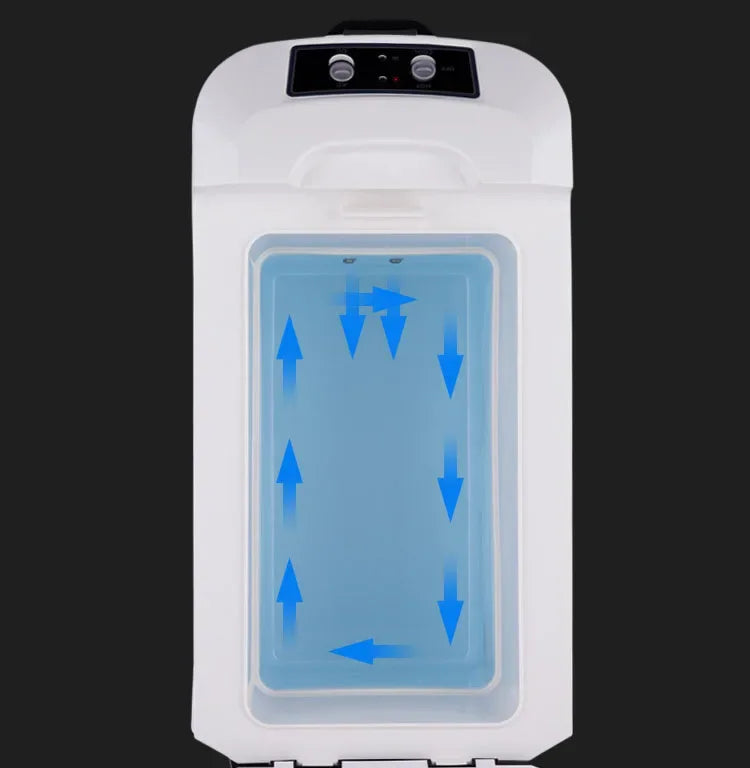 US/EU 220-240V 10L Car Home Refrigerator Mini Fridges 12/24V Freezer Cooler Heater Food Storage Box For Car Home Camping