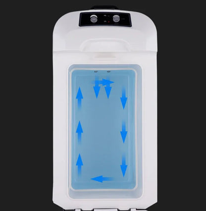 US/EU 220-240V 10L Car Home Refrigerator Mini Fridges 12/24V Freezer Cooler Heater Food Storage Box For Car Home Camping