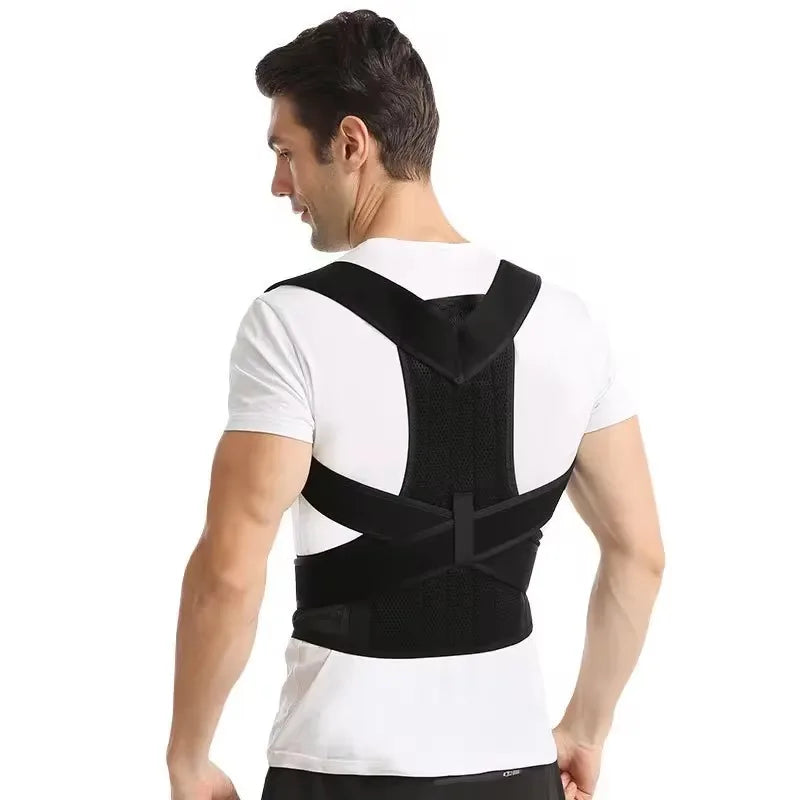 Back Brace Posture Corrector Lumbar Straightener Waist Coluna Postura Vest Correct Corset Shoulder Support Belt for Men & Women
