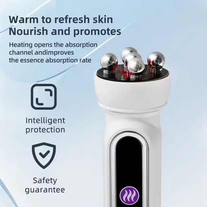 RF Facial Massage Roller EMS Face Lifting Machine Microcurrent Skin Tightening Face V-line Beauty Device Eye Roller Skin Care