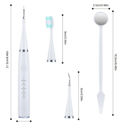 Electric Toothbrush Sonic Dental Teeth Whitening Kit Tooth Whitener Calculus Tartar Remover Tools Cleaner Stain Oral Care