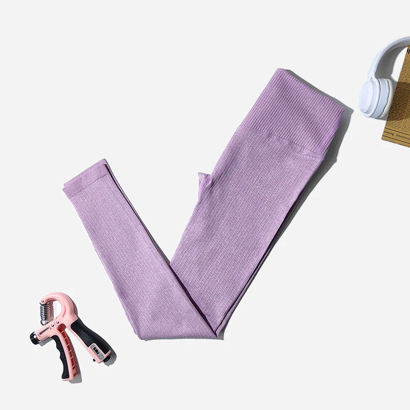 New Yoga Pants Sports Clothing Seamless Legging Solid High Waist Full Length Workout Leggings for Fittness Yoga Leggings