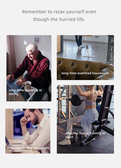 Electric Leg Muscle Relaxer 6 modes Air Compression Recovery Boot Lymph Release Relieve Foot Fatigue Heating Leg Massager