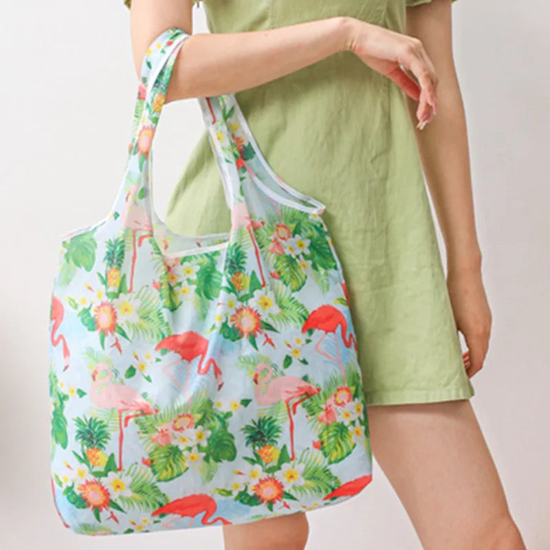 reusable bag Bag Large Foldable Shopping Bag Reusable Grocery Bag Tear-Proof Nylon Bag Suitable For Grocery Recycling Gift