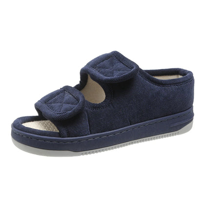 Diabetic Sandals Open Toe Diabetic Slippers Adjustable Walking Sandals Breathable Orthopedic Footwear for Women and Men