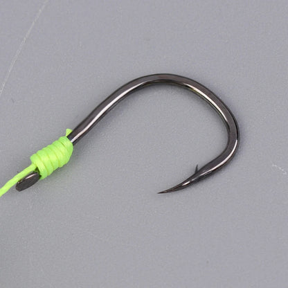 〔Far〕Double Hook Fishing Hair Rigs Hook Reverse Bottom Line Suspension Carp Fishing Hook Ready Made Anti Bottom Carp Rigs