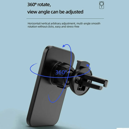 Magnetic Car Phone Mount Wireless Fast Car Charger for iPhone 16 15 14 13 12 Holder 15W Magnetic Car Phone Holder Mount Wireless