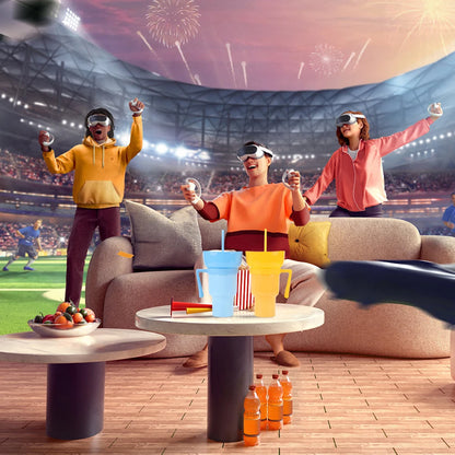 1000ml Snack Bowl Drink Cup with Straw 2 In 1 Stadium Tumbler Splash Proof Leakproof Popcorn Beverage Cup for Cinema Travel