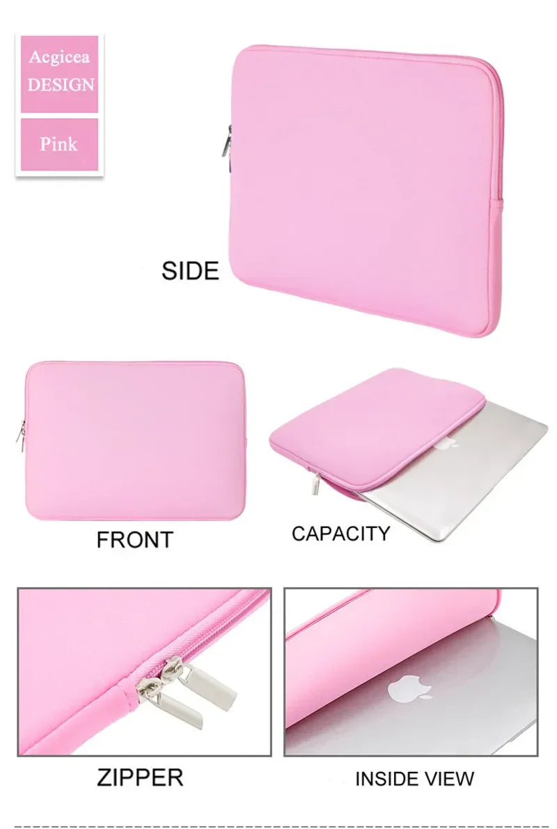 Laptop Bag 11 12 13 15 15.6 Inch Laptop Case Soft Bag Office Travel Business For Xiaomi Lenovo Hp Dell Computer Case Macbook Air
