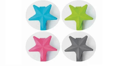 Baby Stroller Hook Silicone Star Pacifier Chain Non-Toxic Teether Strap Kids Toy Holder Organizer Stroller Accessories