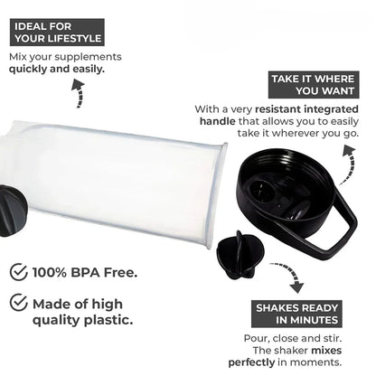 28 oz Shaker Bottles for Protein Shakes, Shaker Cups with Ball Blender Whisk, Shaker Bottle with Handle Drinkware