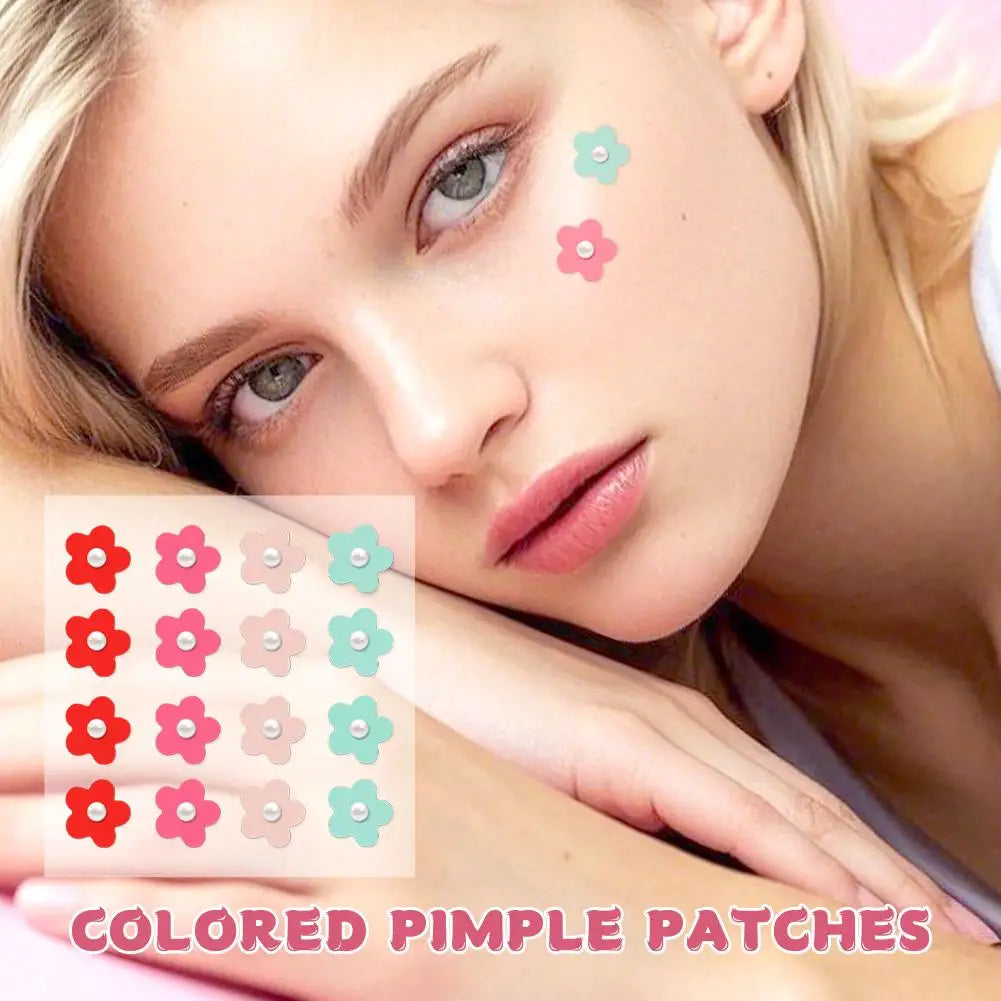 Colorful Acne Pimple Patches Lighten Pimple Marks Repair Acne Pimple Gentle Cleansing Non-Irritating Acne Pimple Patches
