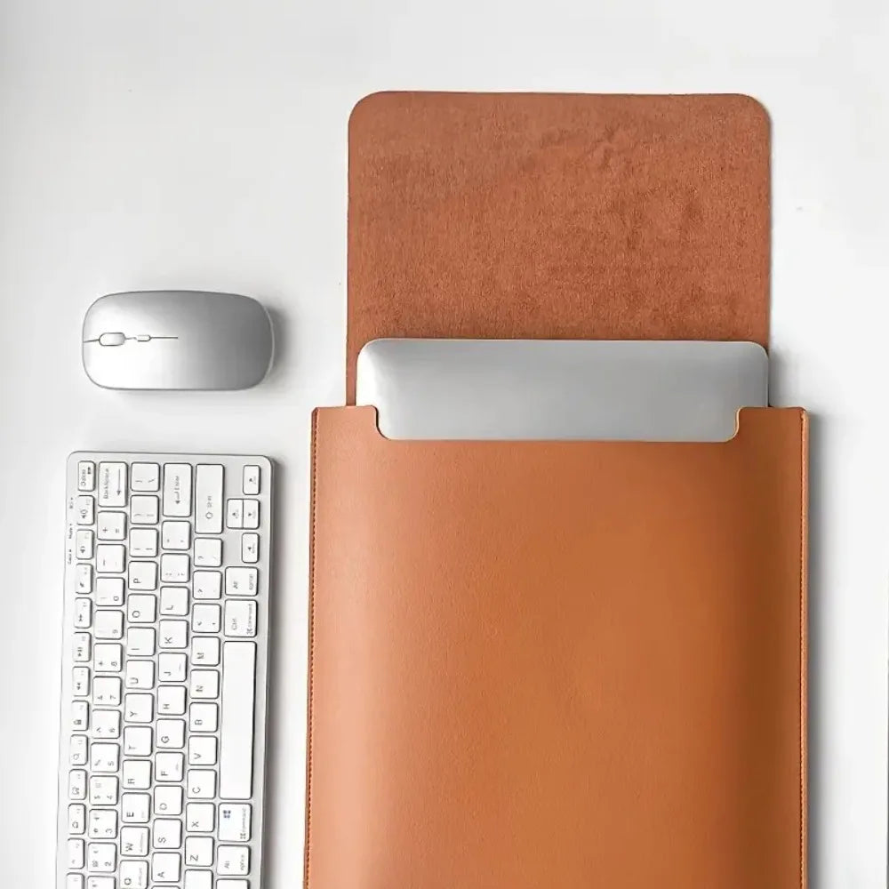 Laptop Bag, 13/13.3/14/15/15.4/15.6/16 Inch, Notebook Computer Mouse Pad, Pu Leather Bladder Bag, Computer Bag Accessories